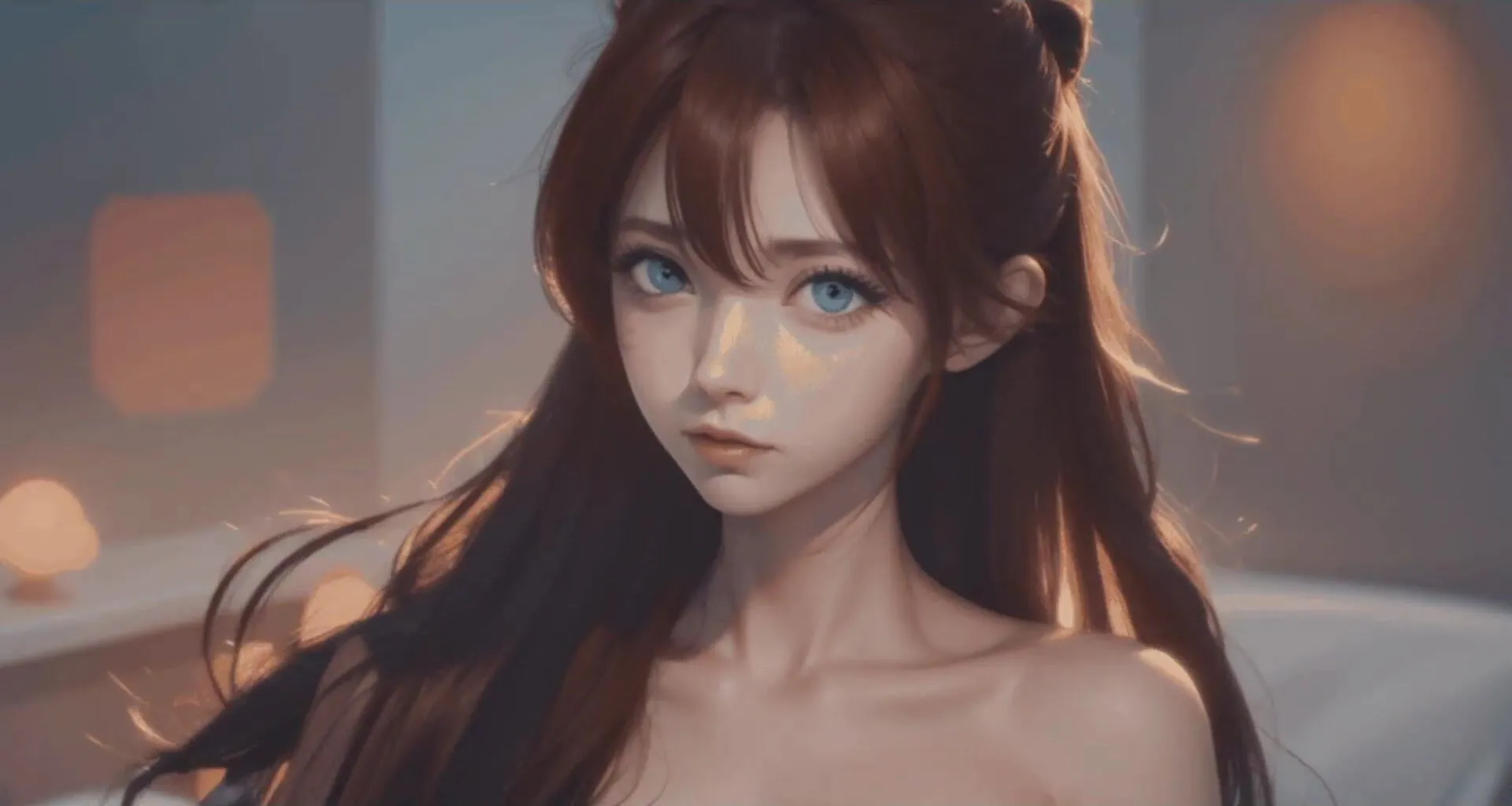 AI generated Asuka Langley asking for a dick 