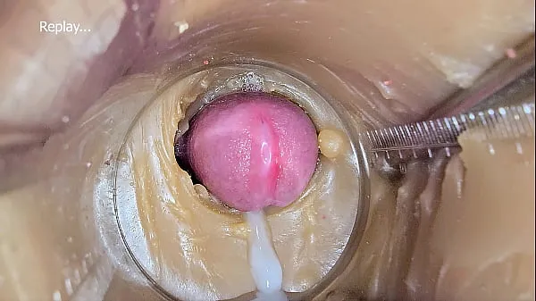 Super cum in vagina. Excellent internal camera 4k 