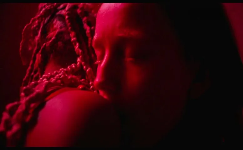 Amandla Stenberg Breasts,  Lesbian Scene  in My Animal 