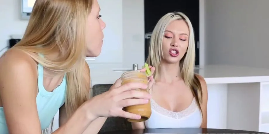 Step dad enters the room and feeds Elsa Dream his big cock (Elsa Jean, Hollie Mack) 