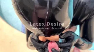 Pussy Mask Blow Job POV 