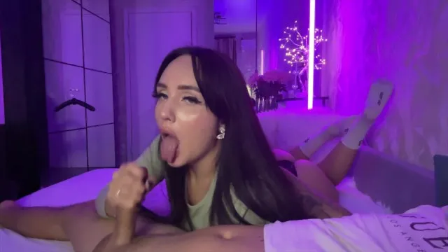 The guy caught me watching porn and fucked my mouth | from model - Amgbombaaa  