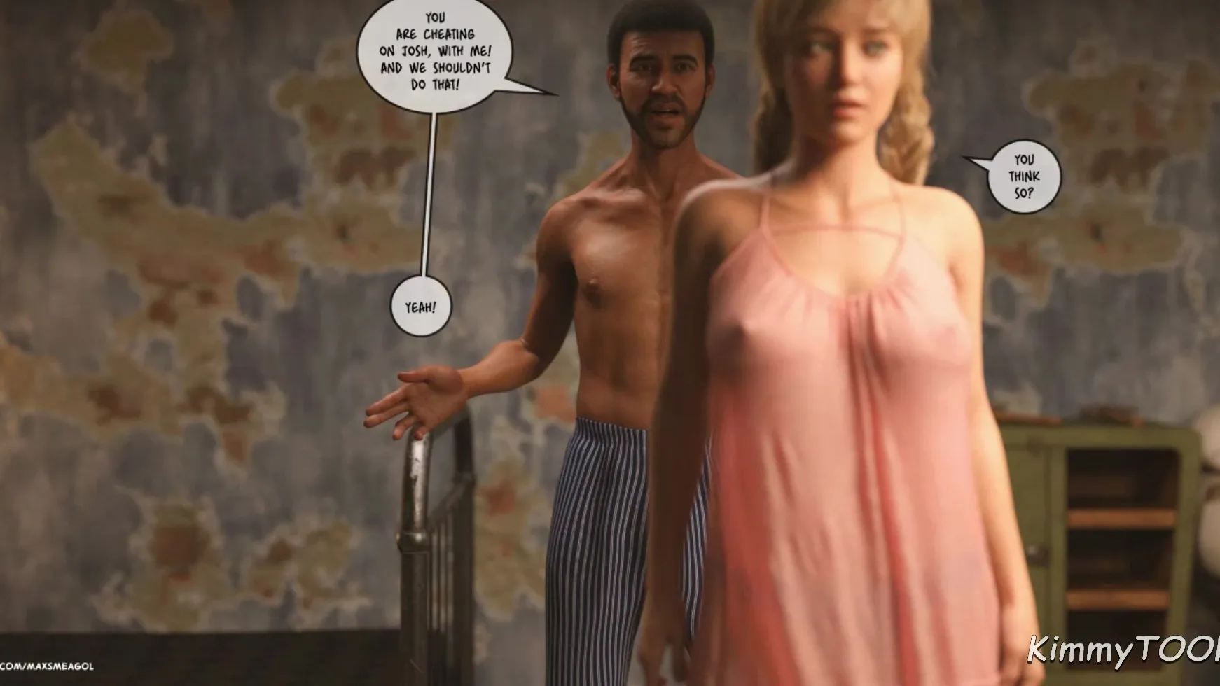 Housewife's Basement Romp with Black Bull Caught on Camera! 