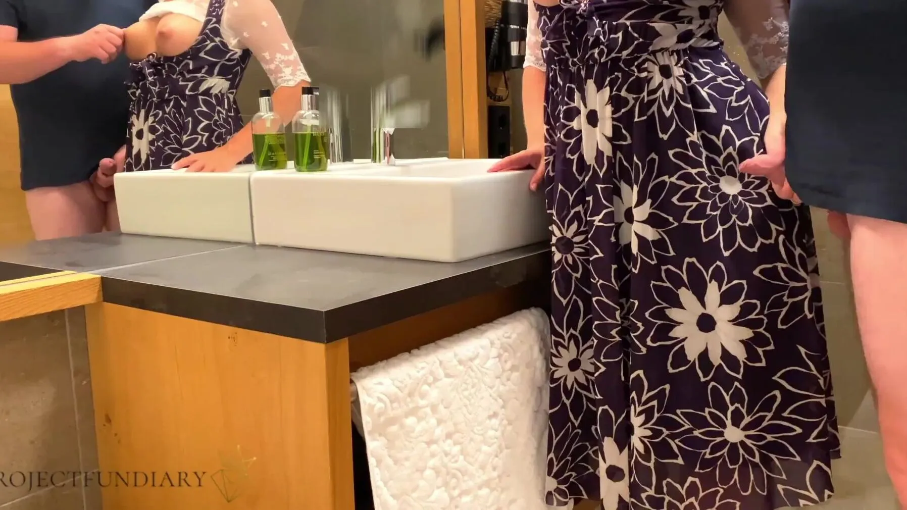 Sexy homemade Dirndl dress from German te*** at Oktoberfest 