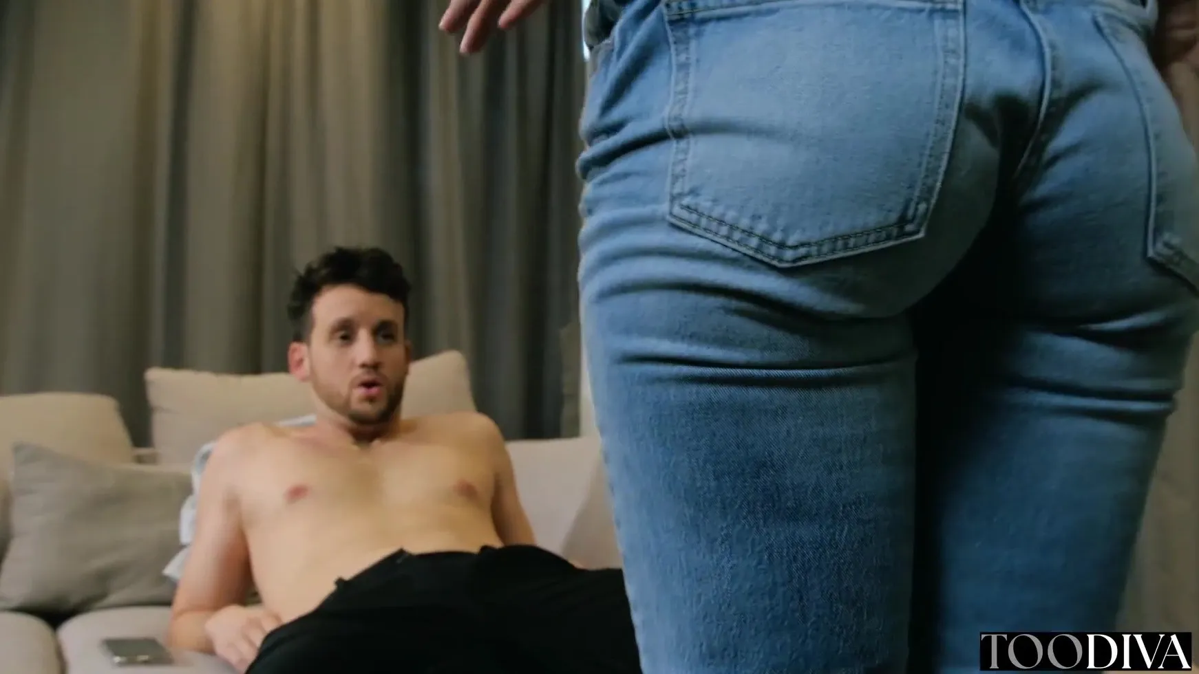 Sad Model Gets Talked Into Striptease, Fucked Hard by Photographer's Massive Dick 