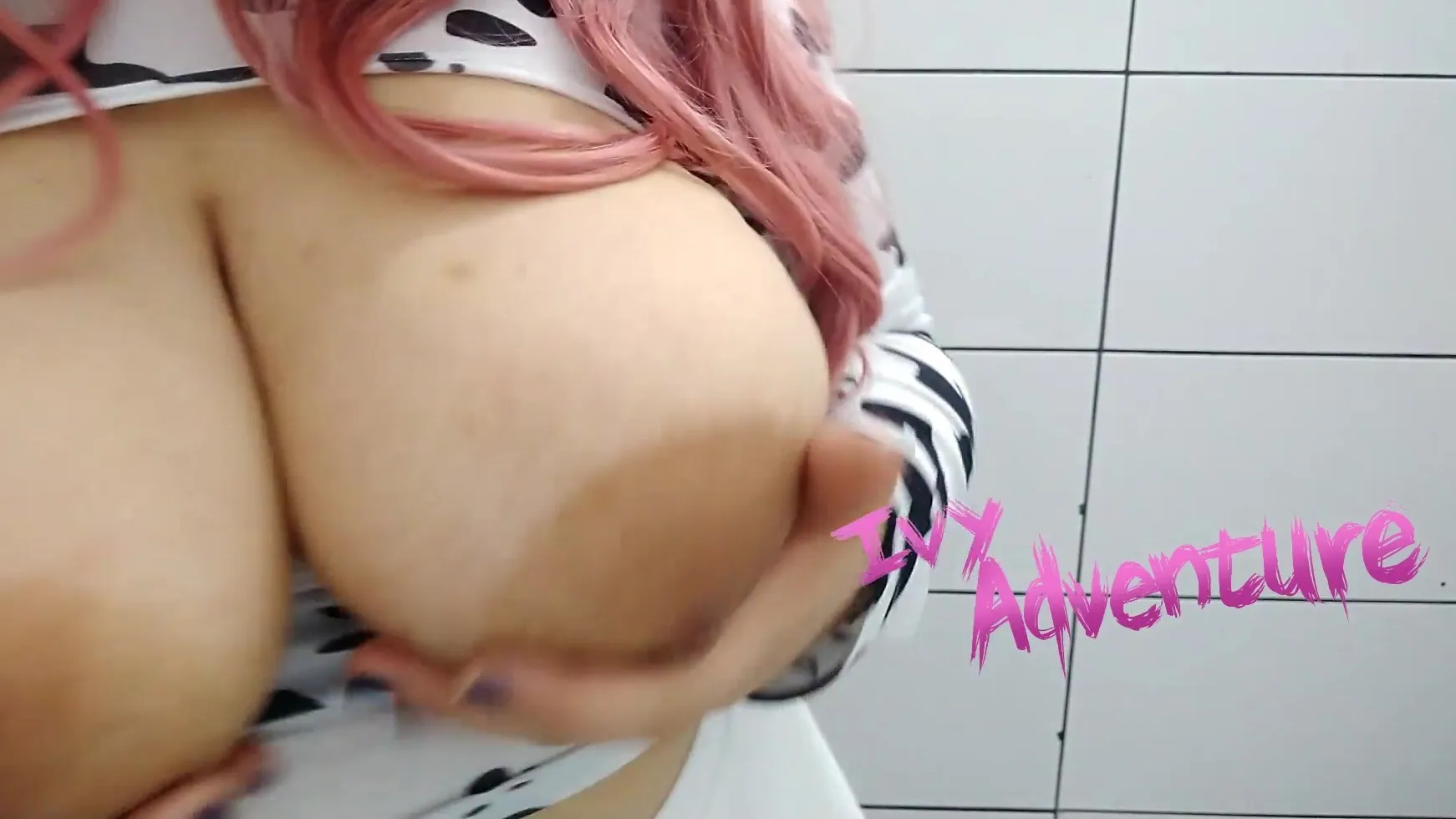 Busty Cosplayer Moo-chan Gobbles Dick and Takes a Load to the Tits 
