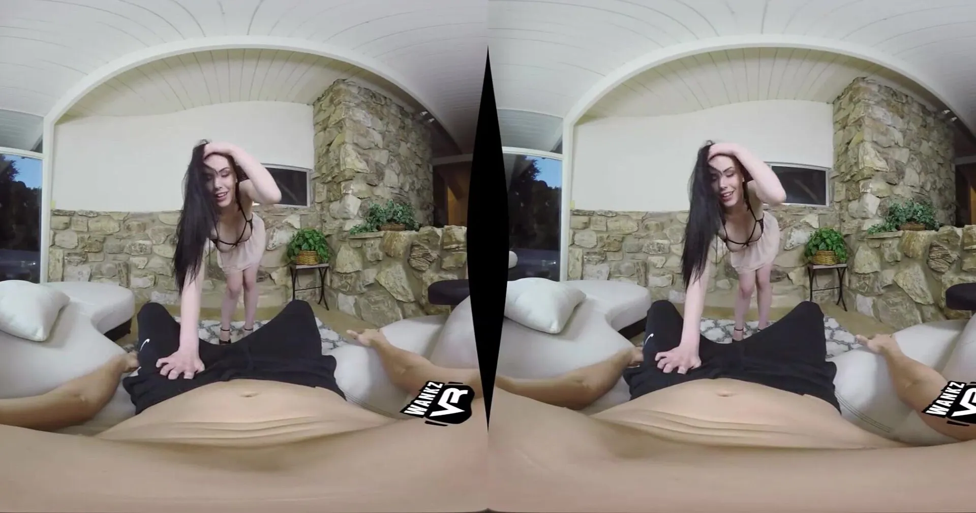 Blowed by a Te*** in Lingerie: Your Virtual Reality Special Day 