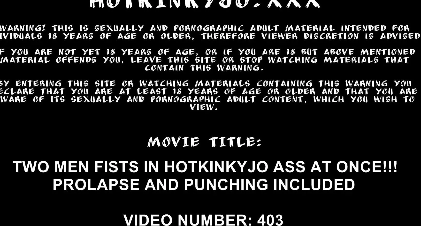 Double Anal Fisting and Prolapse Punching with Two Men 
