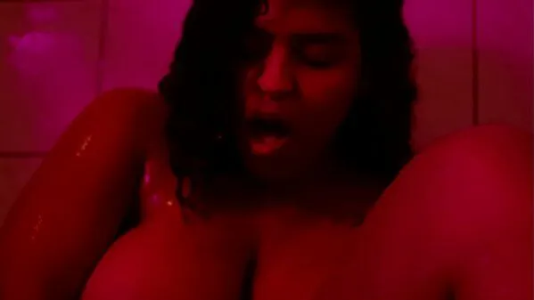 BBW Latina Gaia Monroe Gets Wet and Wild in the Shower 
