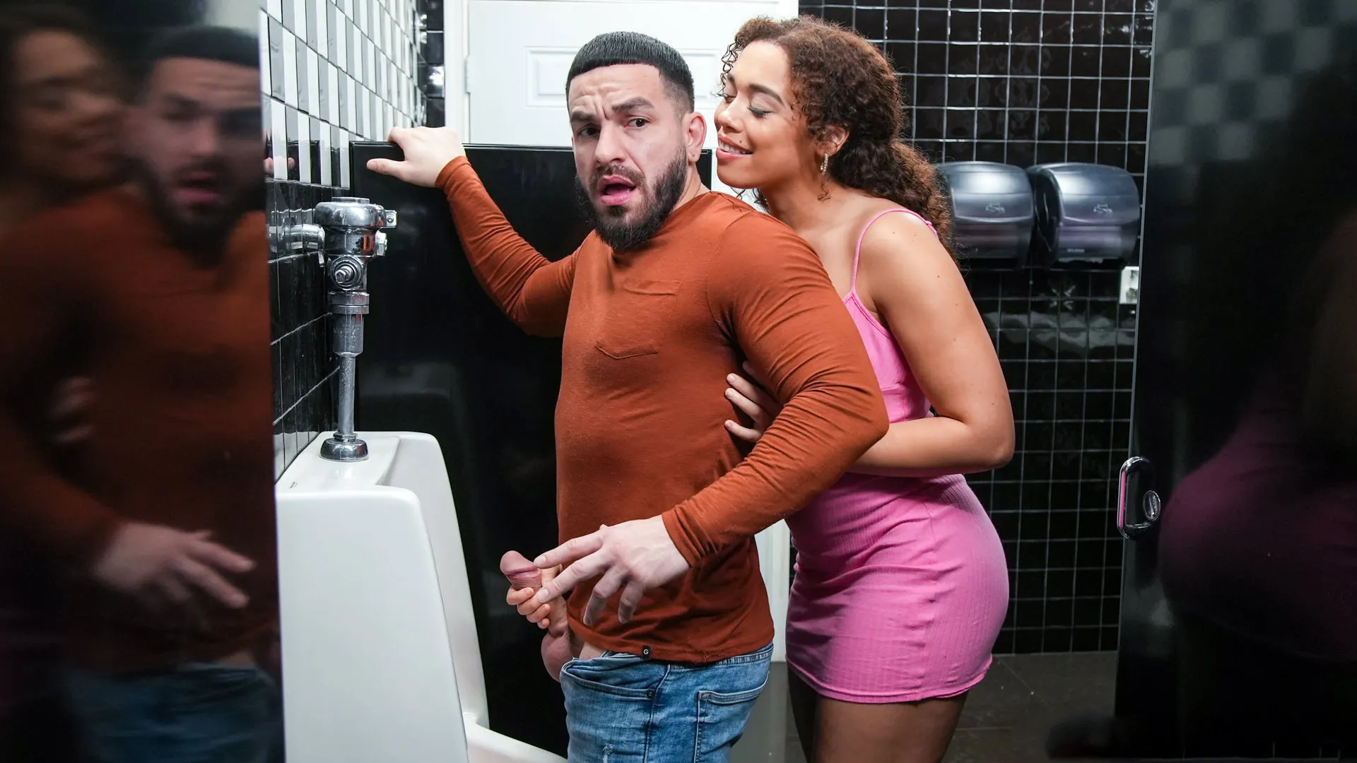 You have no shame! I am peeing! 