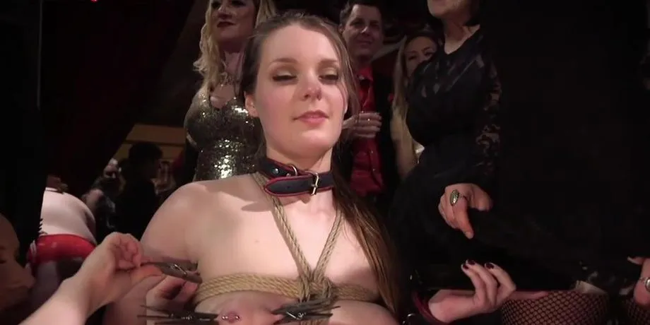 THE UPPER FLOOR - Public group BDSM sex on upper loft with submissive sluts 