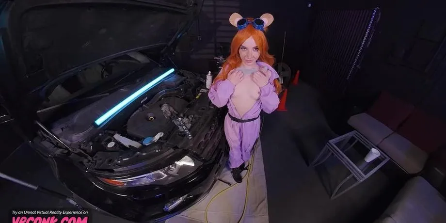 VR Conk Demi Hawks as cute Gadget Hackwrench Cosplay XXX VR Porn 