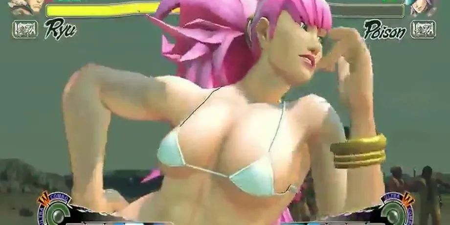 Ryu vs Poison Ballbusting 1 
