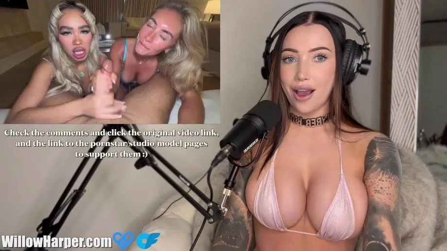 Bonnie Blue, Porn Asmr Reaction, Skinny School Girls Shares A Huge Dick & Cup... 