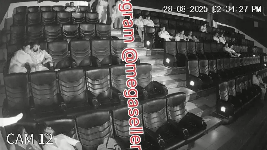 Indian Couple Having Fun In Cinema Hall Cctv Part 2 