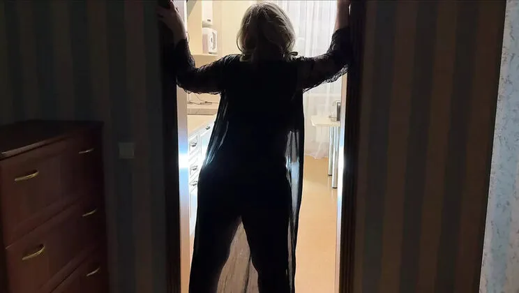 Stepmom Blocks Door For StepSon - Gets Anal & Blowjob From Him - Big Tits MILF Finklozoya 