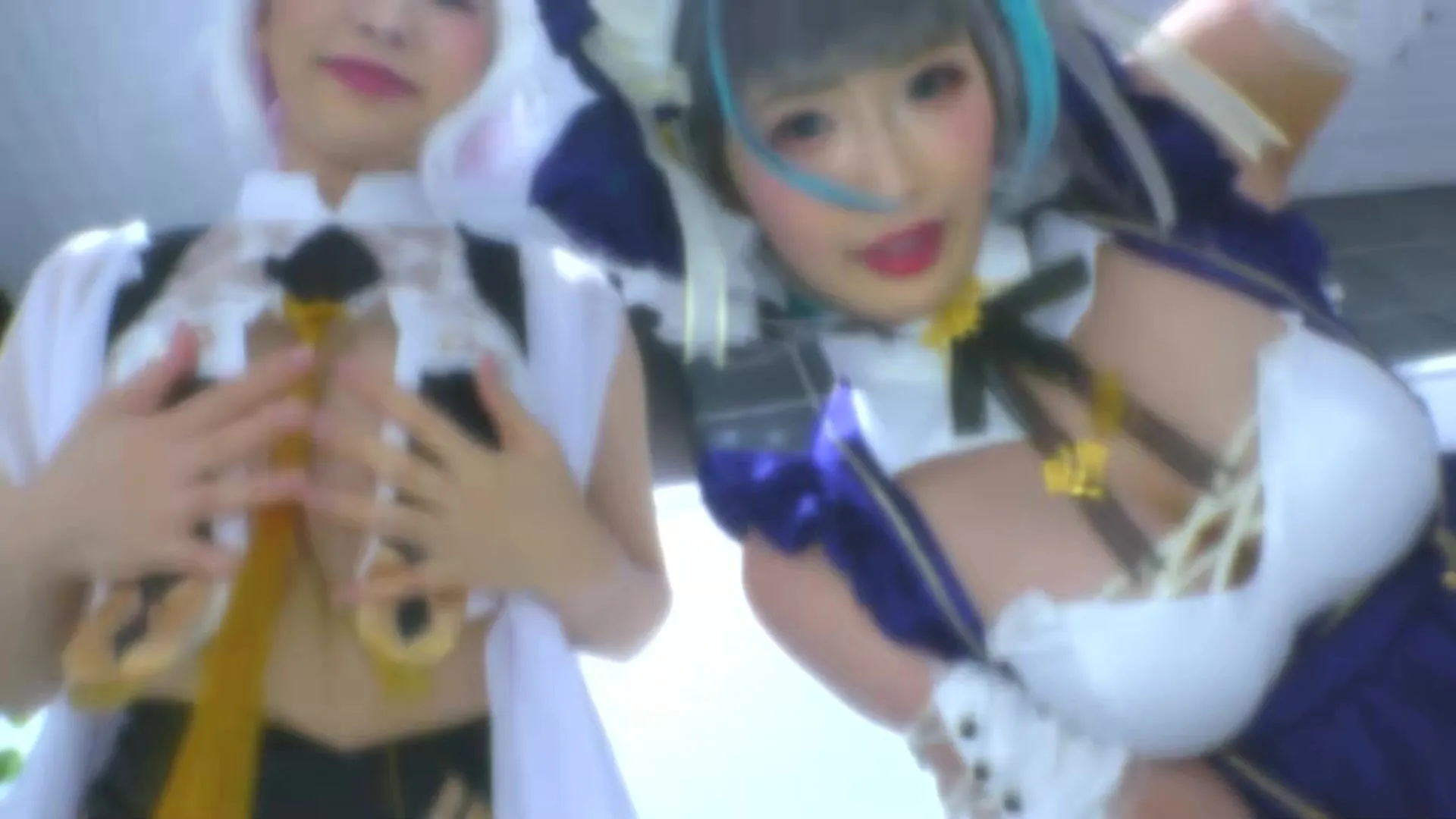 DJN-017 Double Huge Breasted Cosplayers’ Real Creampie 