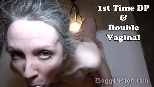 1st Time DP and Double Vaginal for Skinny MILF 