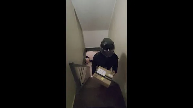 I challenge the delivery girl 