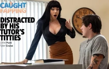 Li*** Puck - Distracted By His Tutors Titties - Caughtfapping 