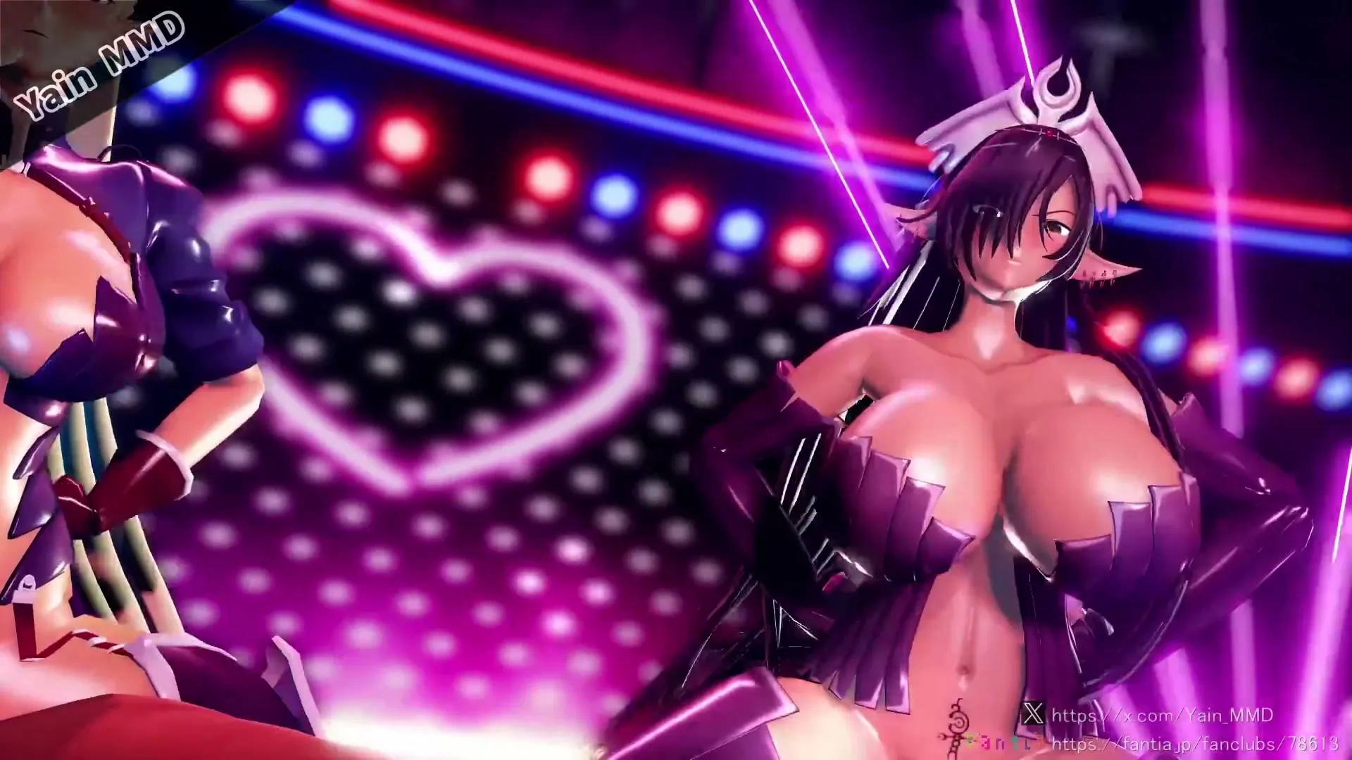 [MMD R-18] boobs blow-out ver2 SEX [Olga Chloe] 