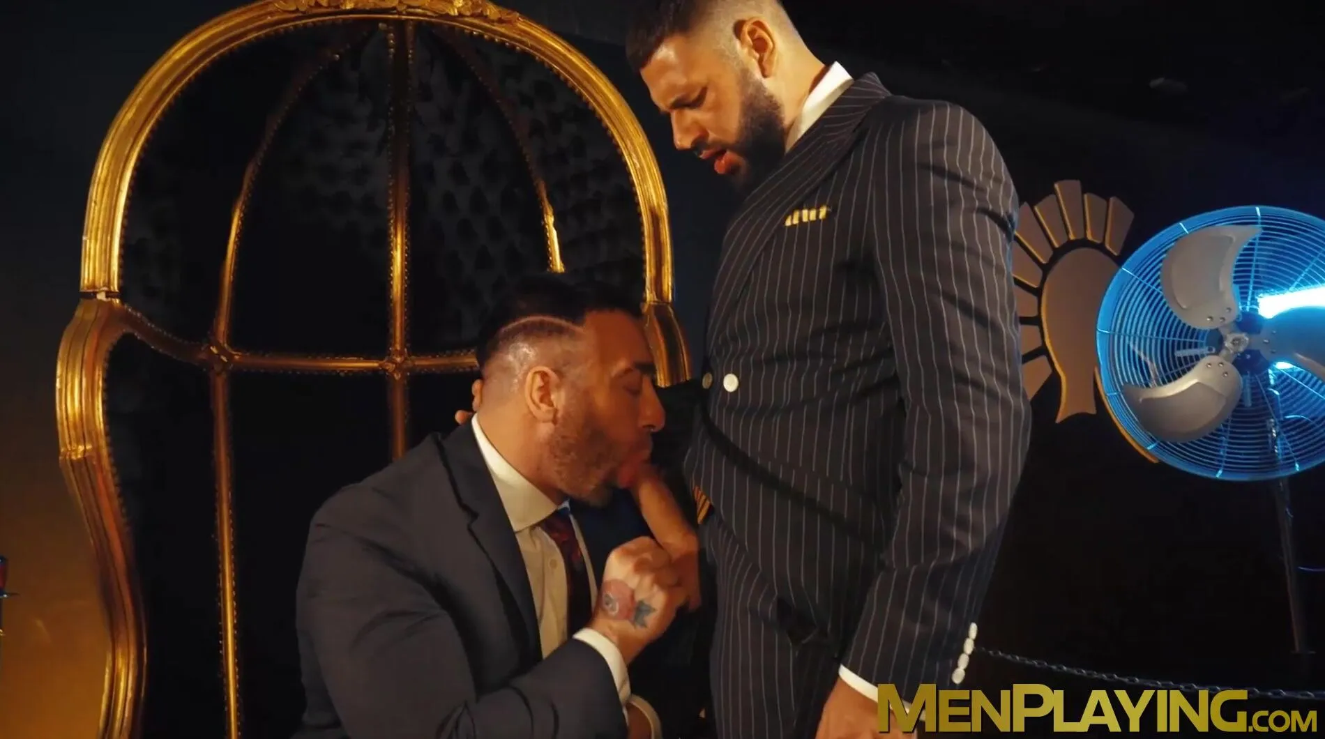 Lustful Excelsior worships shoes before getting banged by suited Manuel Scalco 