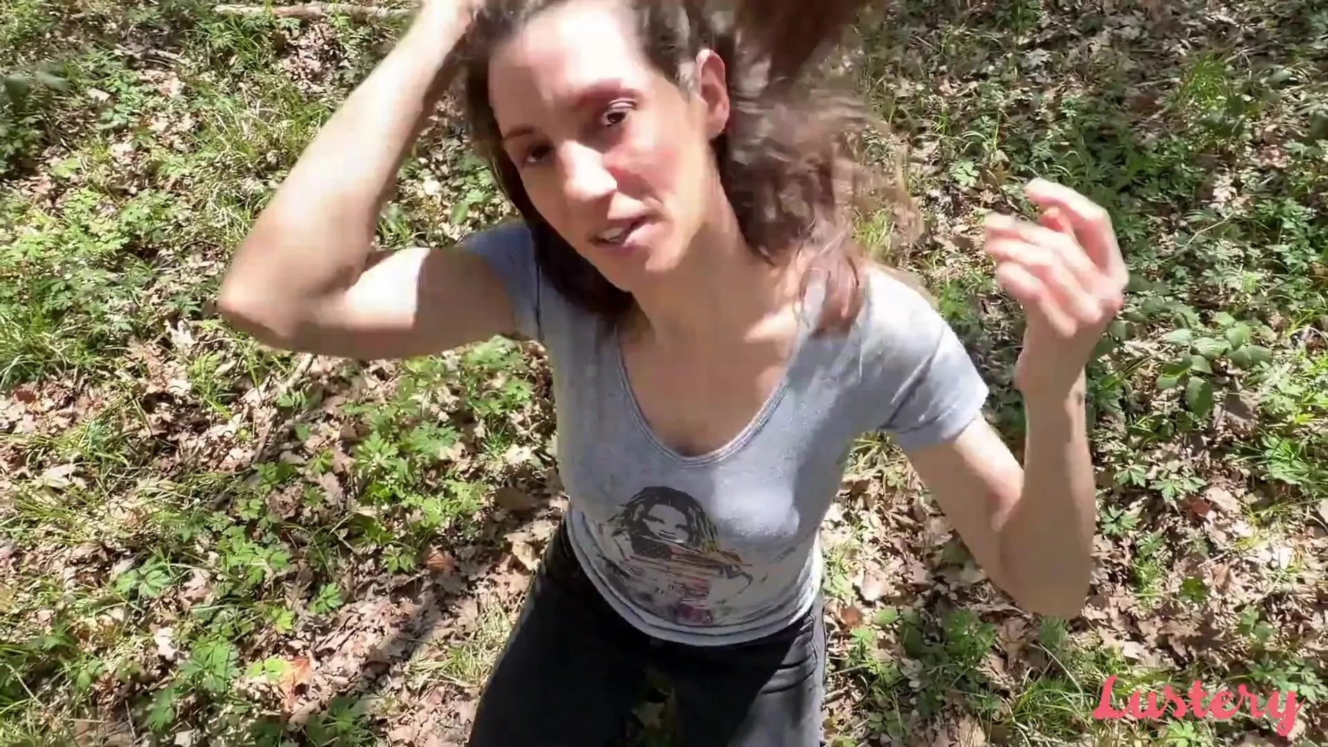 Lustery E Lety And Gian Blowjob In The Forest FETiSH 