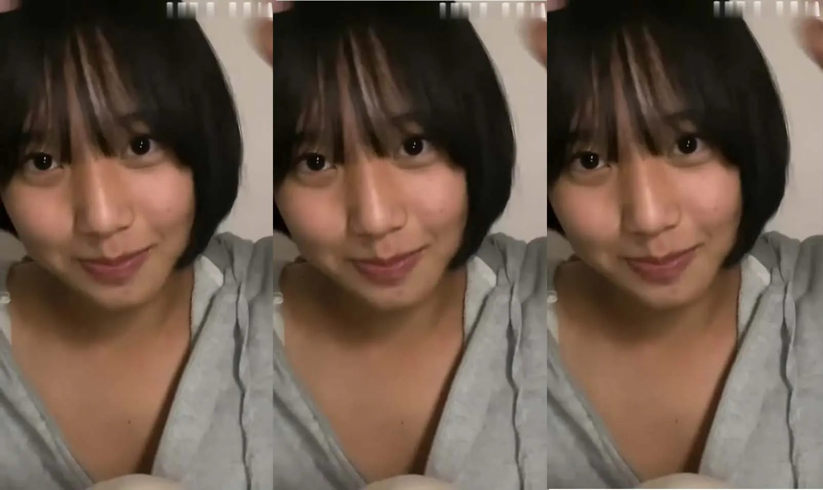 Cute college student sister masturbates in dormitory, so comfortable that she squirts  