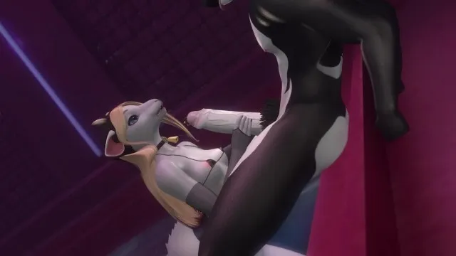 [Second Life Furry Porn]: Petite Goat Girl Fucks The Lifeguard ! 