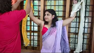 Desi Bhabhi Romps with Young Neighbor in Balcony - Homemade Lovemaking with Beautiful Faces and Hot Kisses! 