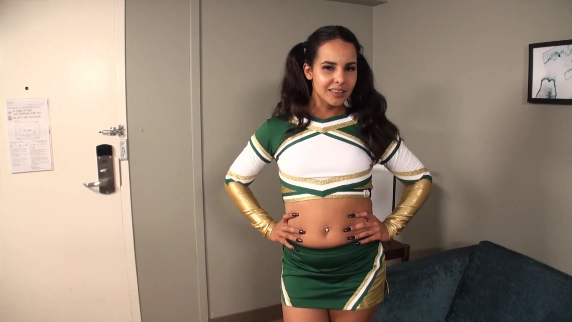 Fetish Cartel - Mandy Candy POV Cheerleader Bully Ball Busting 