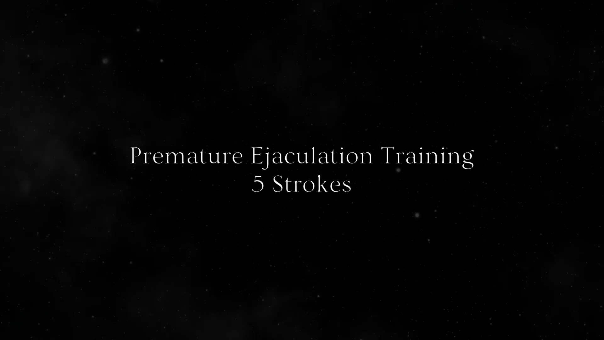 Ruby Rousson - Premature Ejaculation Training 5 Strokes 4k 