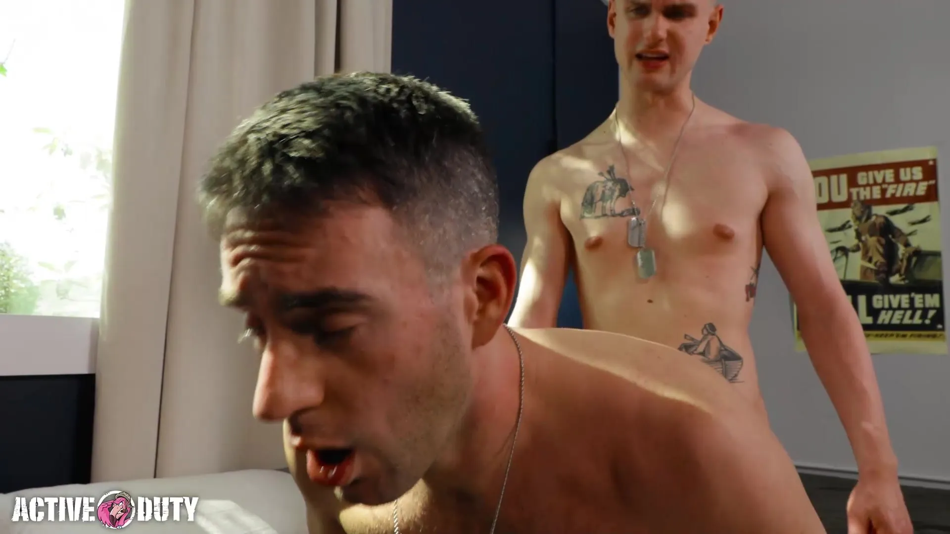 New Muscle Hunk Recruit Flip Fucks wt Jock Soldier 